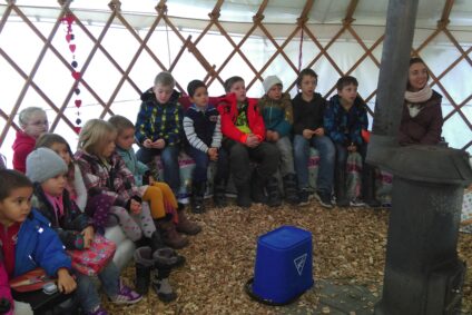 Samichlaus in der Jurte