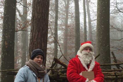 Samichlaus auch auf dem Eichhof