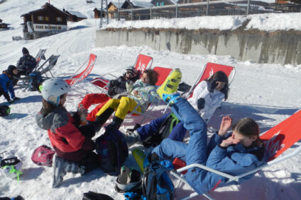 Skilager Sedrun-Der vierte Tag-Donnerstagabend