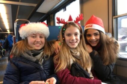 Weihnachtsreise des Progymis nach Basel