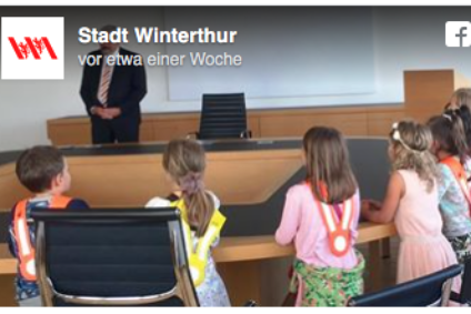 Die SalZH auf der Facebookseite der Stadt Winterthur