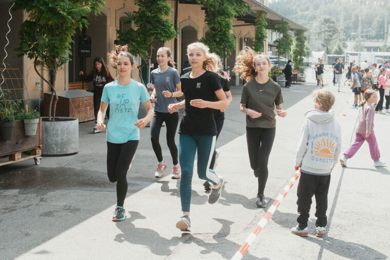 Gemeinsam geht es besser -auch am Sponsorenlauf im Zeughaus