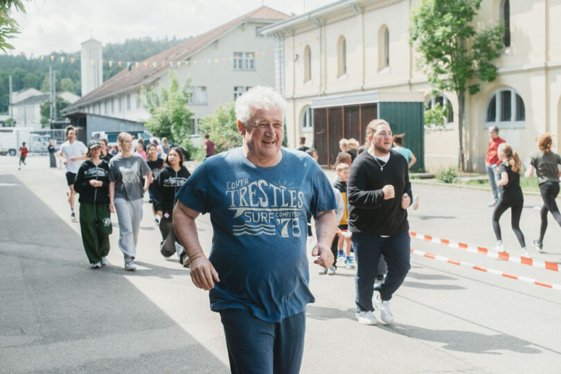 Alle rennen mit am Sponsorenlauf im Zeughaus