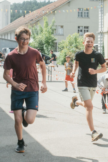 auf der Zielgeraden - Sponsorenlauf