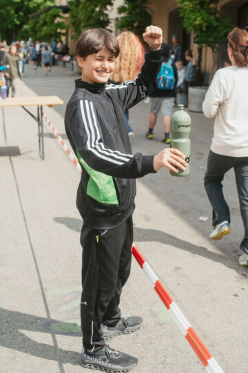 Wasser! am Sponsorenlauf im Zeughaus