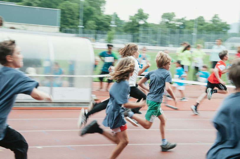 Sprint am Sporttag in Bern